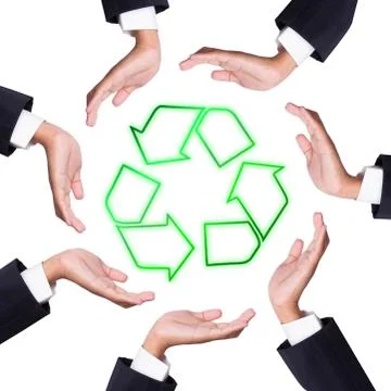Recycle is important Stock Illustration
