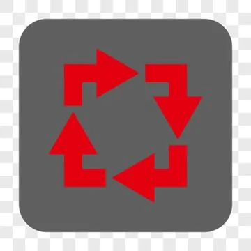 Recycle Interface Toolbar Button 스톡 일러스트