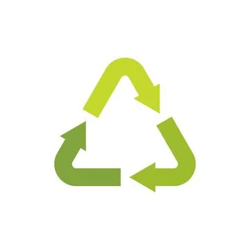 Recycle logo icon 스톡 일러스트