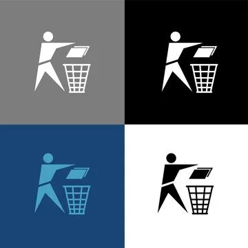 Recycle logo icon vector illustration logo template for any purpose. Isolated. Stock Illustration