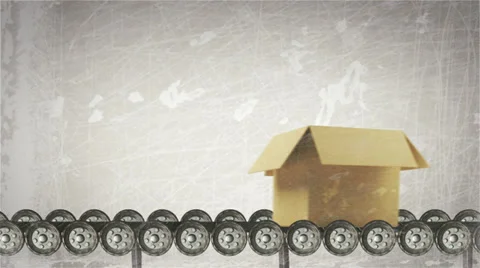Recycle machine animation footage 스톡 동영상 30466887