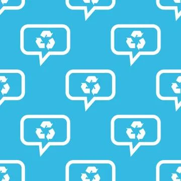 Recycle message pattern Stock Illustration