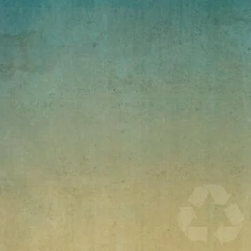 Recycle on old paper texture and background Stock Illustration