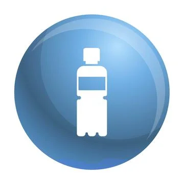 Recycle plastic bottle icon, simple style Stock Illustration