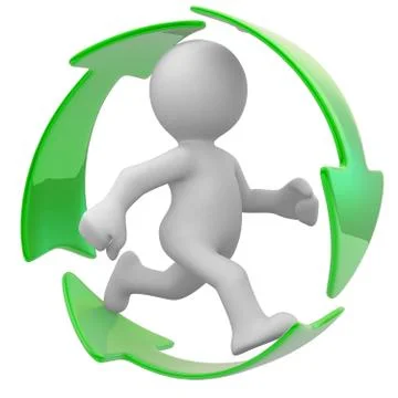 Recycle please Stock Illustration