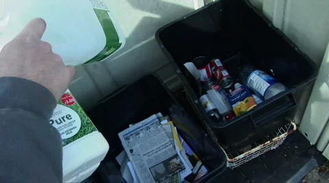 Recycle Recycle Recycle! Stock Footage