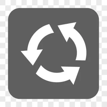 Recycle Rounded Square Button イラスト素材