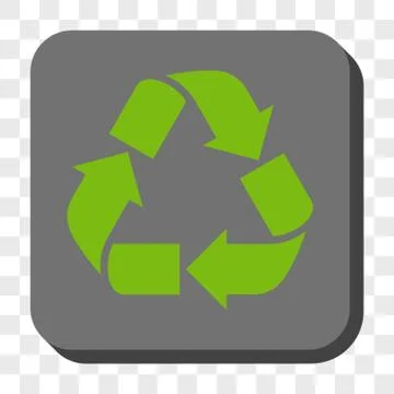 Recycle Rounded Square Button イラスト素材