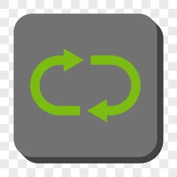 Recycle Rounded Square Button イラスト素材
