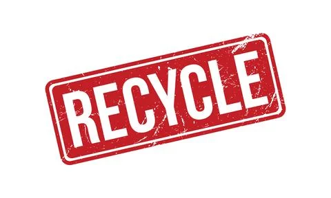 Recycle Rubber Stamp Seal Vector Stock Illustration