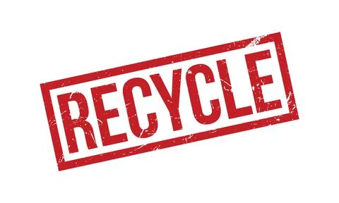 Recycle Rubber Stamp Seal Vector Stock Illustration
