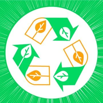 Recycle sign  environment Stock Illustration