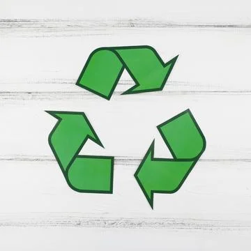 Recycle sign Stock Photos