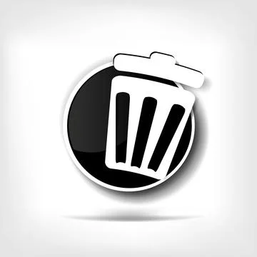 Recycle sign web icon Illustrazione stock