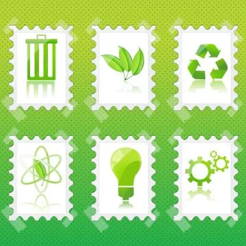 Recycle stamp Stock-Illustration