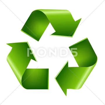Recycle symbol Stock Illustration