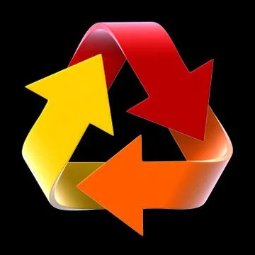 Recycle symbol Stock Illustration