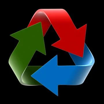 Recycle symbol Stock Illustration