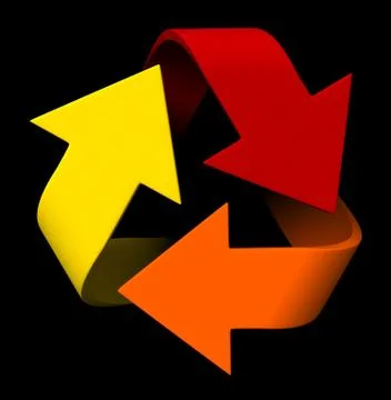 Recycle symbol Stock Illustration