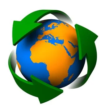 Recycle symbol Stock Illustration