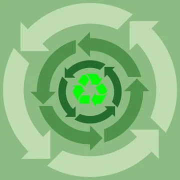 Recycle symbol Stock Illustration