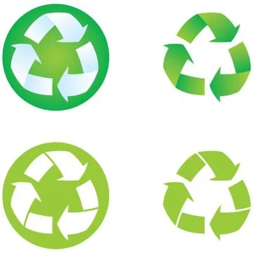 Recycle Symbols Illustrazione stock