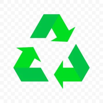 Recycle vector triangle arrow cycle icon. Eco waste reuse or bio recycle arro Illustrazione stock