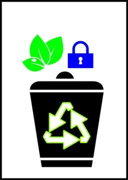 Recycle of waste items Stock Illustration