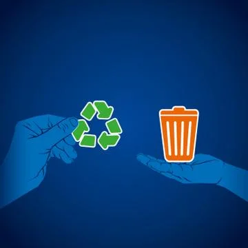 Recycle waste product concept vector Stock Illustration
