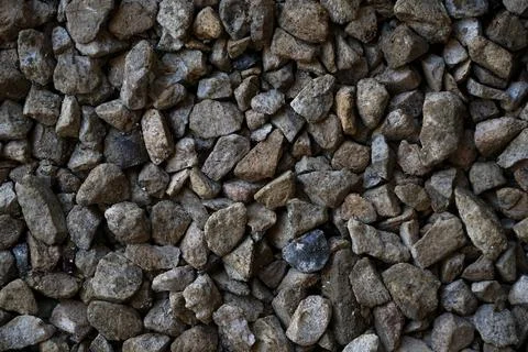 Recycled aggregate, crushed stone Stock Photos