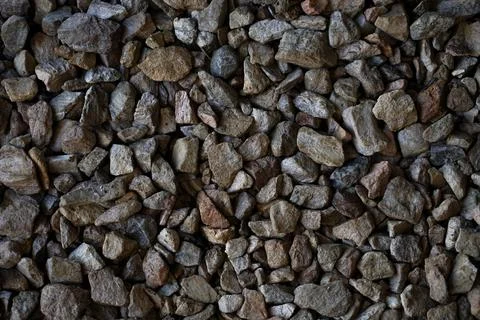 Recycled aggregate, crushed stone Stock-Fotos