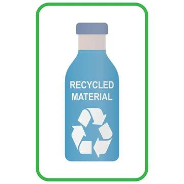 Recycled bottle Stock Illustration