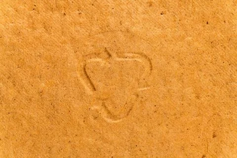 Recycled Cardboard Container Texture Background Foto stock