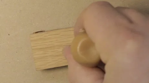 Recycled green ink stamp on documents folder Video stock 59134040