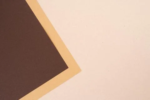 Recycled paper brown abstract triangular background Foto stock