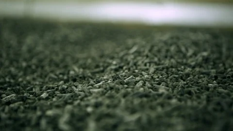 Recycled paper on the conveyer Stock Footage 72321485