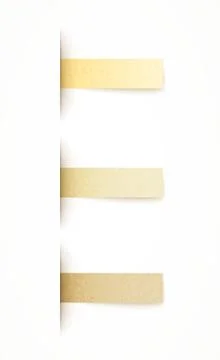 Recycled paper label set Illustrazione stock