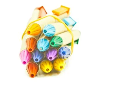Recycled pens Stock Photos