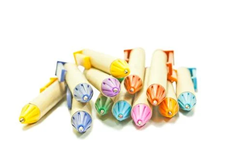 Recycled pens Stock Photos