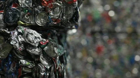 Recycled Soda Can Pull Focus 動画素材 594530