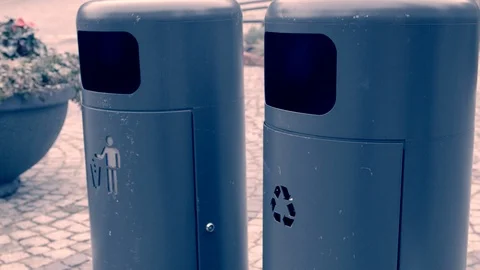 Recycler Bin Stock Footage 102682547