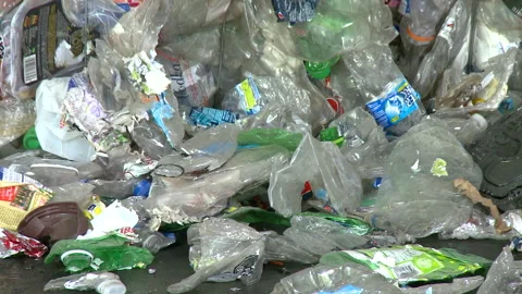 Recycling and disposal facility Stock Footage 168331803