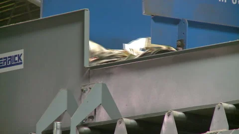 Recycling and disposal facility Stock Footage 168332443