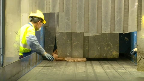 Recycling and disposal facility Stock Footage 168333315