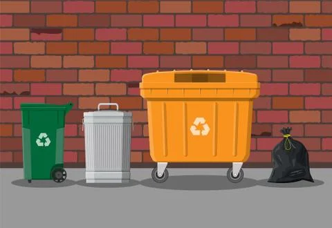 Recycling and utilization equipment Stock Illustration