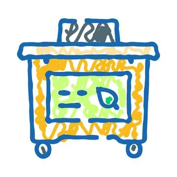 Recycling bin with leaf icon symbolizing environmental conservation Stock Illustration