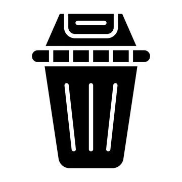 Recycling bin Vector Icon Design Illustration Stock Illustration