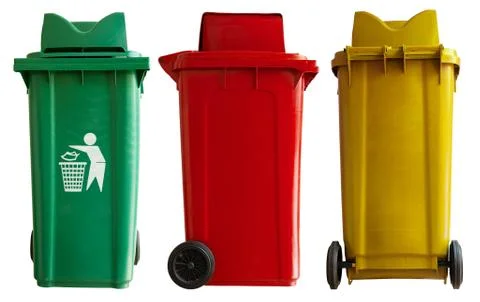 Recycling bins Stock Photos