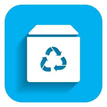 Recycling box icon Stock-Illustration