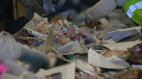 Recycling Center 库存影片 40027815